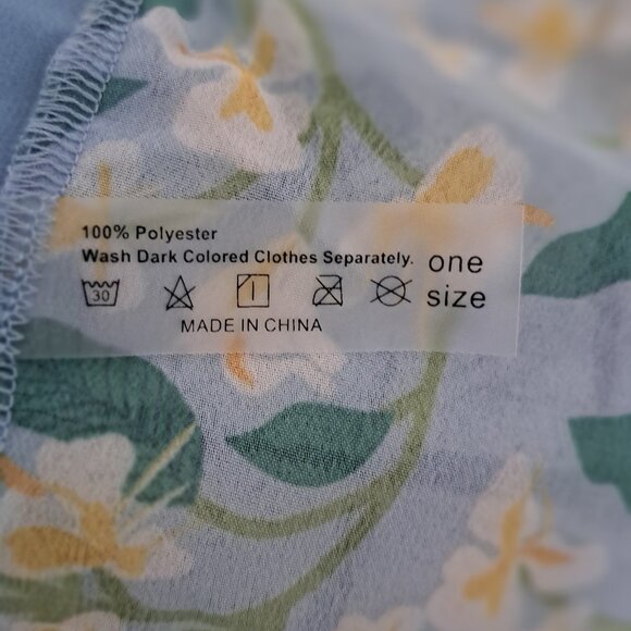 IDOPIO 3 Piece  Floral Bikini  with Cover Up Maxi Sarong Sz. Large NWT - Picture 12 of 14